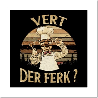 Swedish Chef VINTAGE Posters and Art